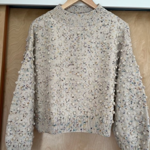 Misha & Puff Popcorn Sweater in Iris Confetti - Picture 1 of 4